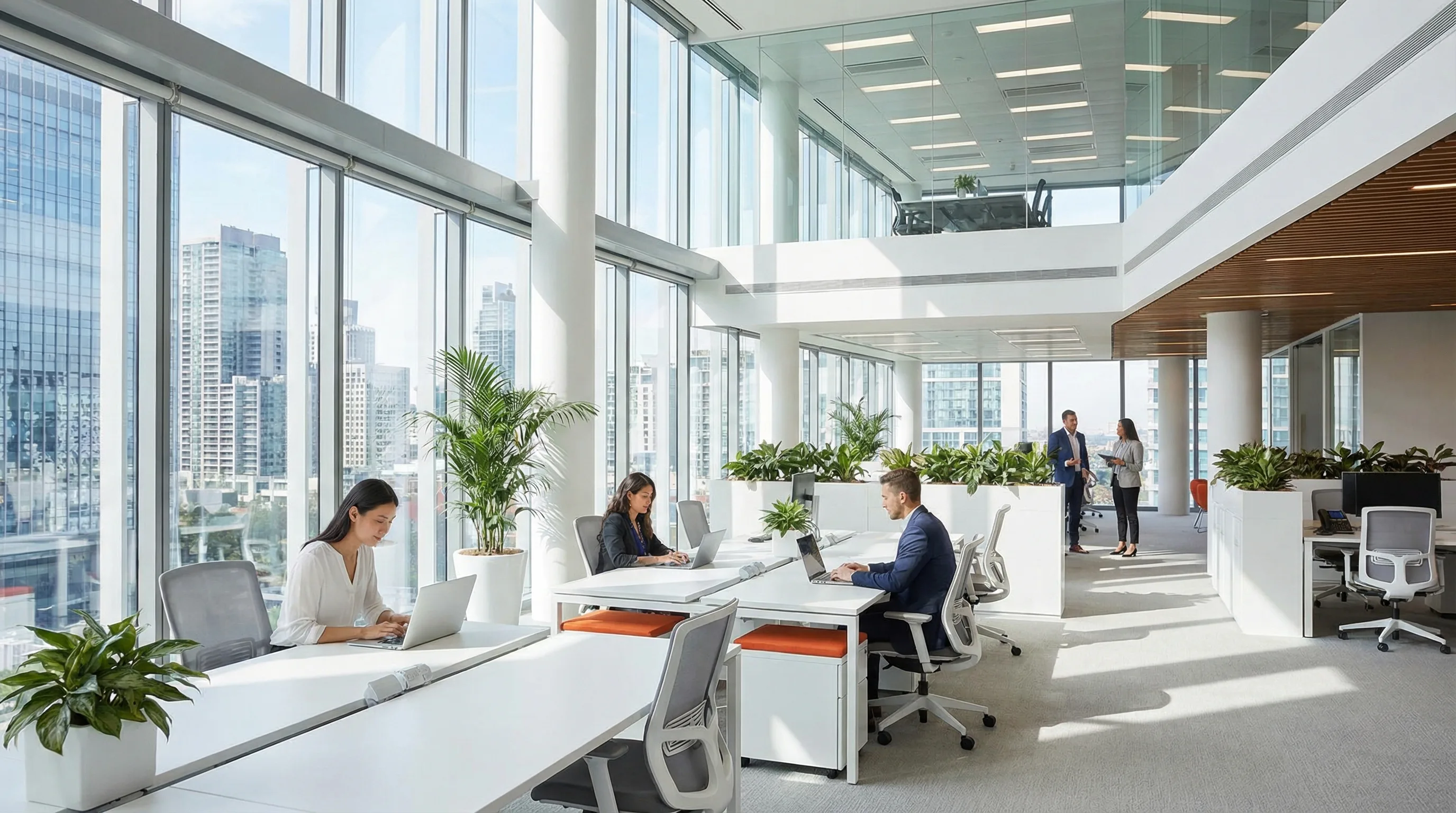 Scaling team full floor office